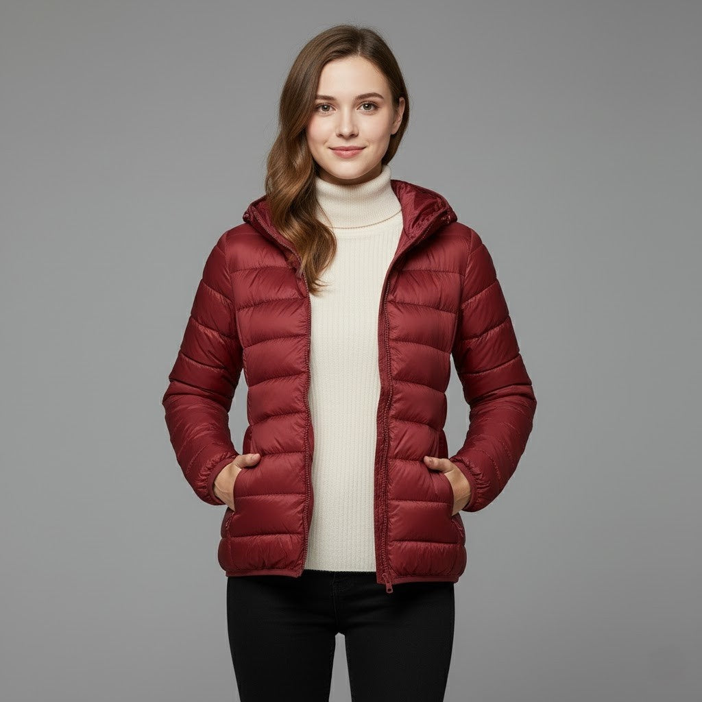 Chaqueta acolchada de cuello alto