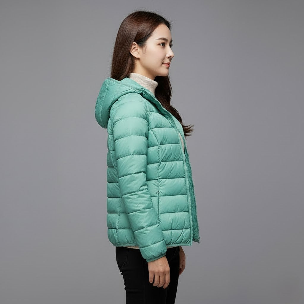 Chaqueta acolchada de cuello alto