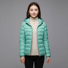 Chaqueta acolchada de cuello alto