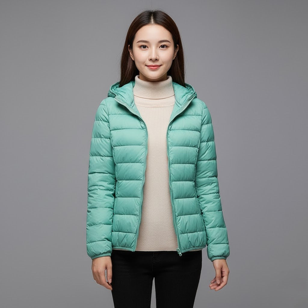 Chaqueta acolchada de cuello alto