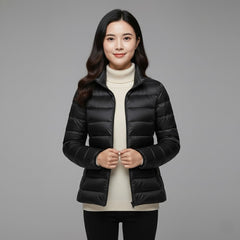 Chaqueta acolchada de cuello alto