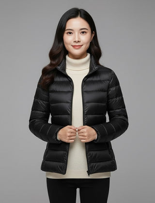Chaqueta acolchada de cuello alto