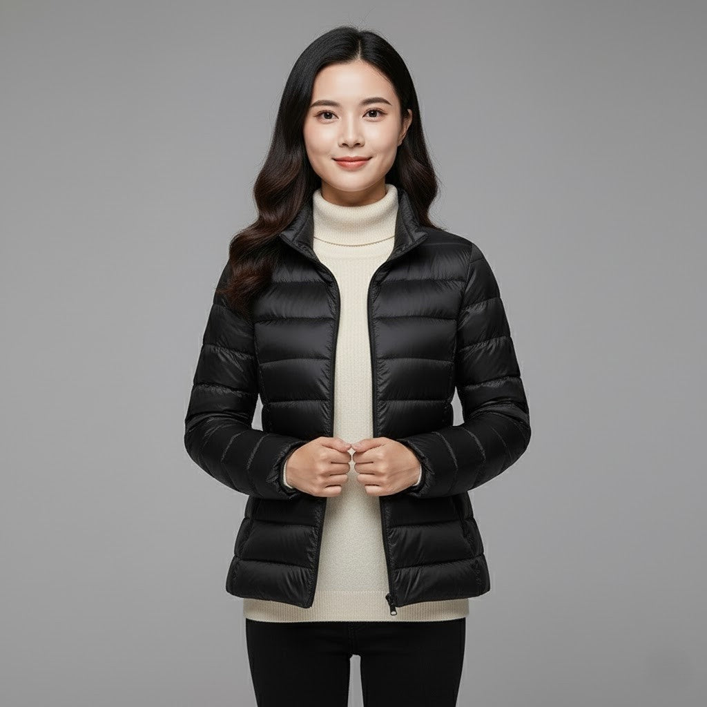 Chaqueta acolchada de cuello alto