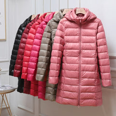 Chaqueta de plumas con capucha