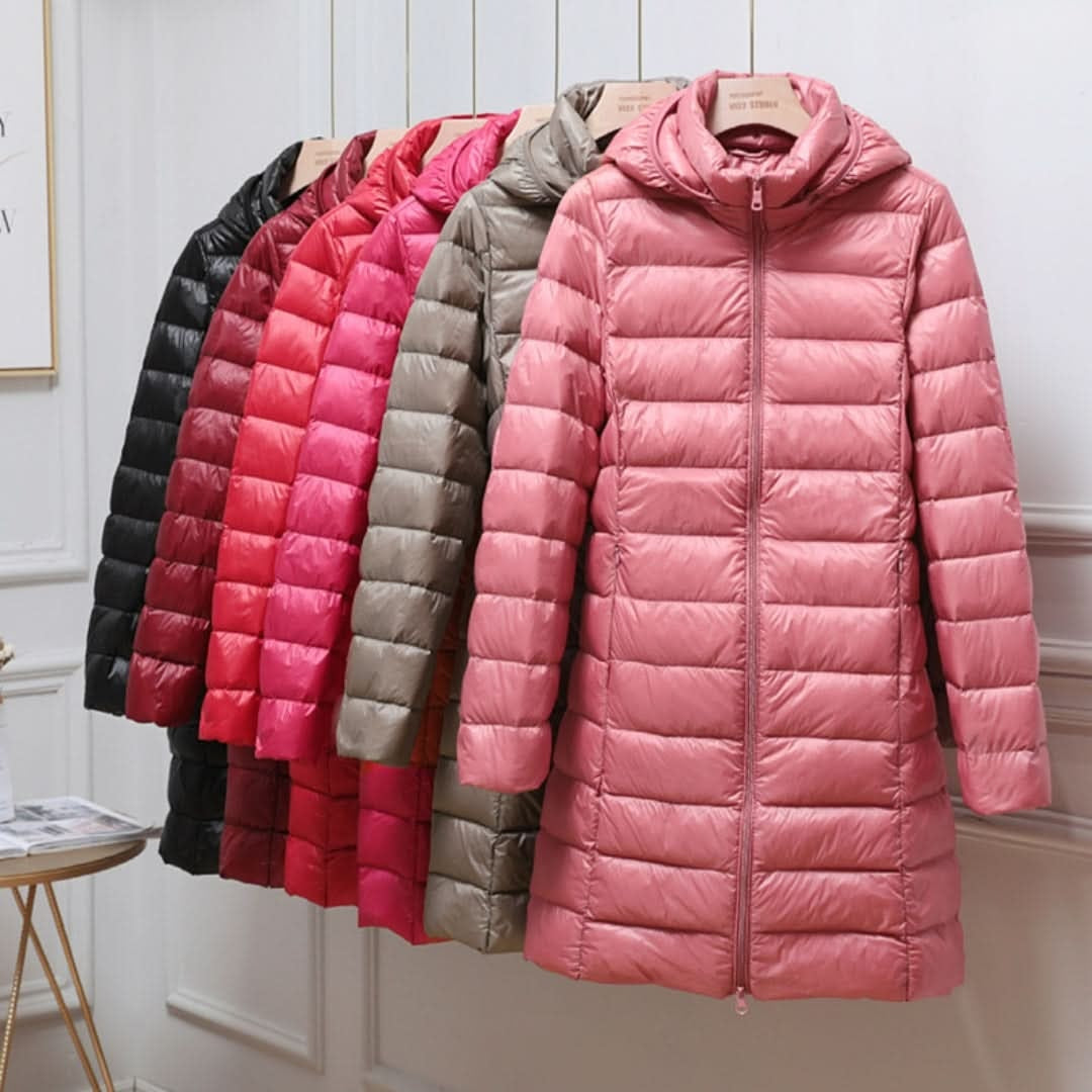 Chaqueta de plumas con capucha