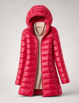Chaqueta de plumas con capucha