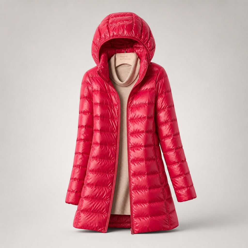 Chaqueta de plumas con capucha