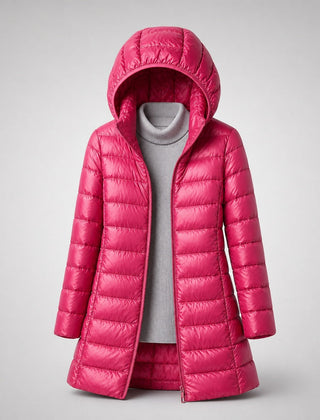 Chaqueta de plumas con capucha