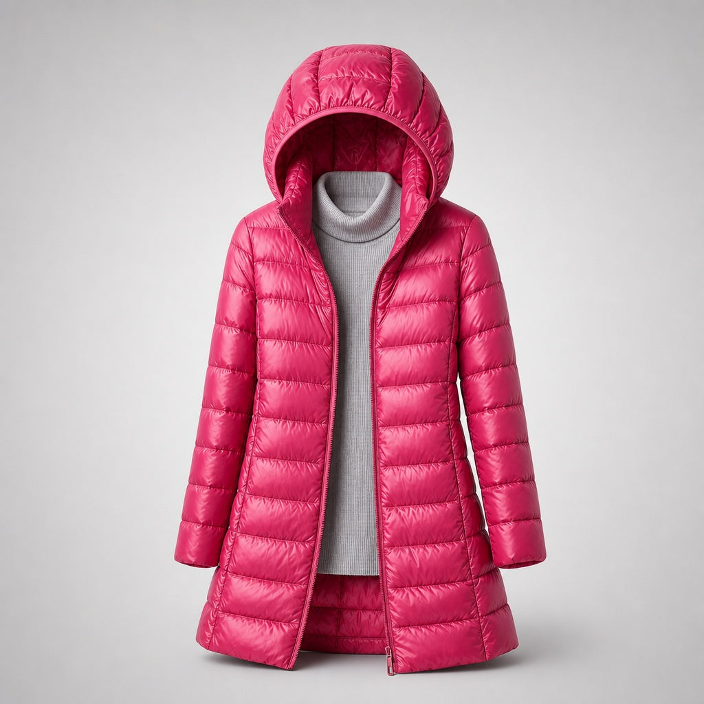 Chaqueta de plumas con capucha