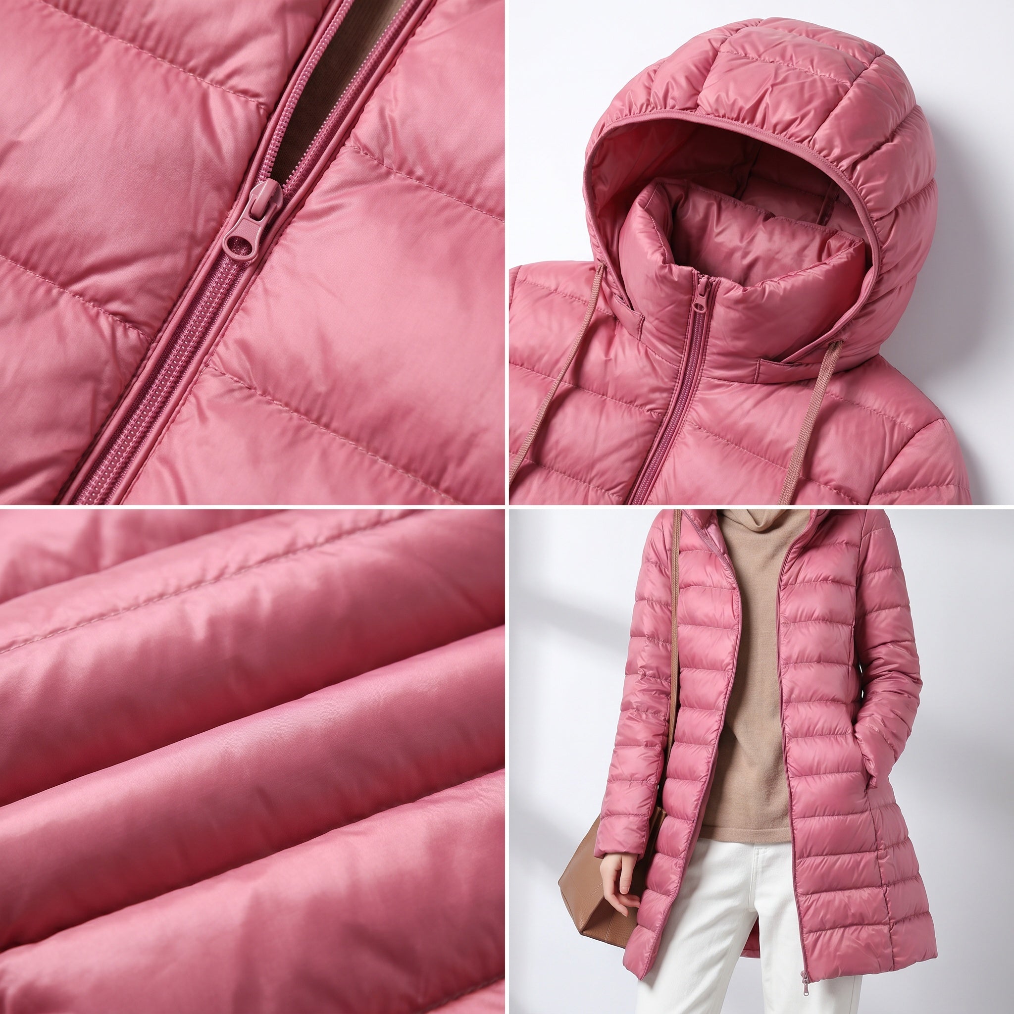Chaqueta de plumas con capucha