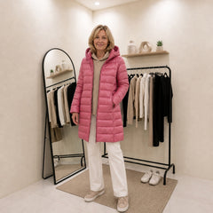 Chaqueta de plumas con capucha