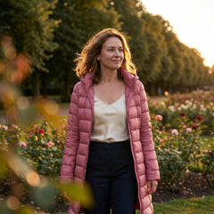 Chaqueta de plumas con capucha
