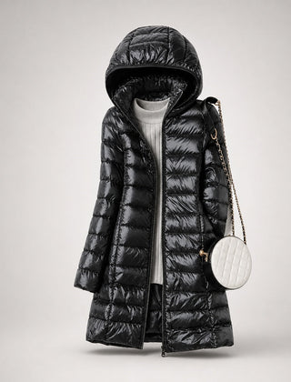 Chaqueta de plumas con capucha