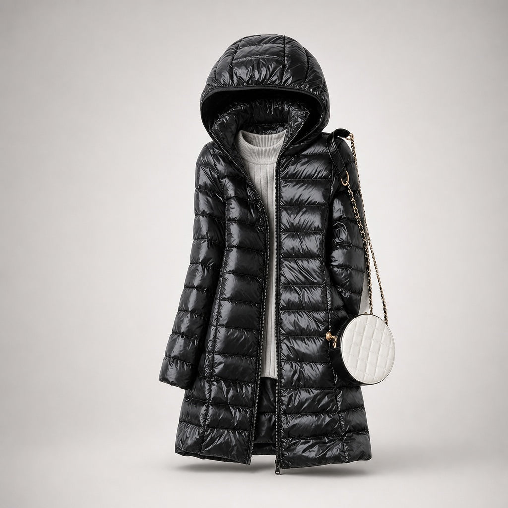 Chaqueta de plumas con capucha
