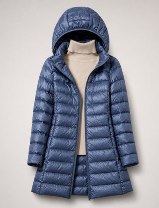 Chaqueta de plumas con capucha