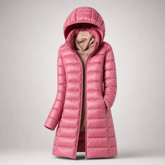 Chaqueta de plumas con capucha