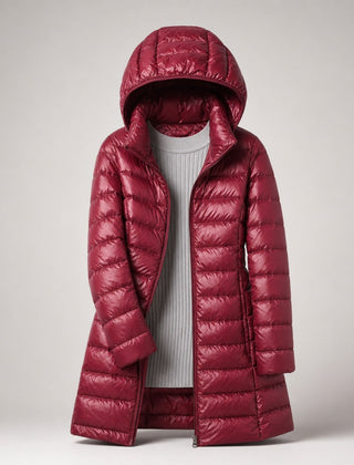 Chaqueta de plumas con capucha