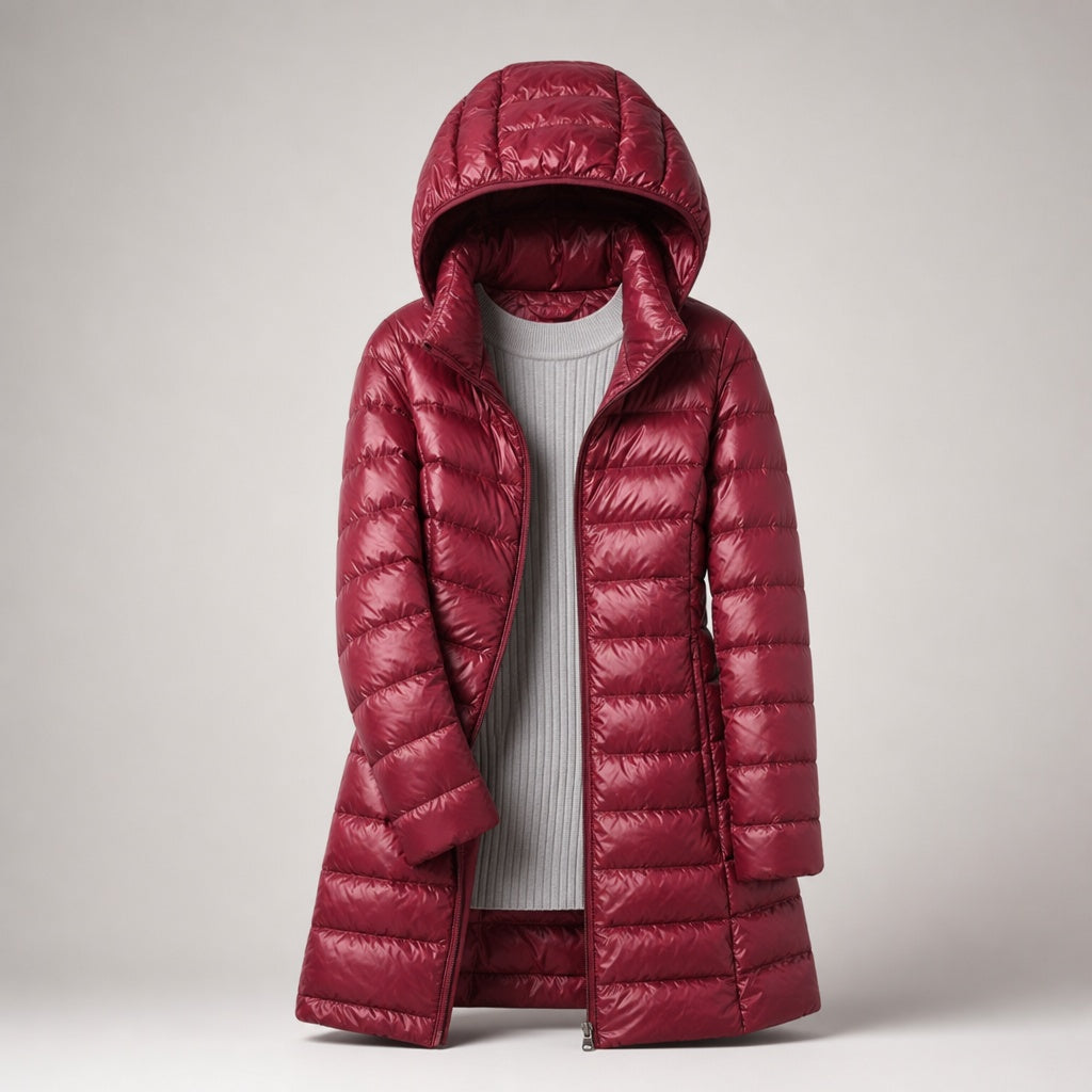 Chaqueta de plumas con capucha