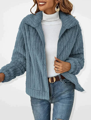 Chaqueta de forro con cuello de solapa