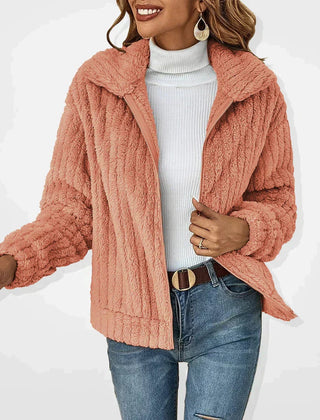 Chaqueta de forro con cuello de solapa