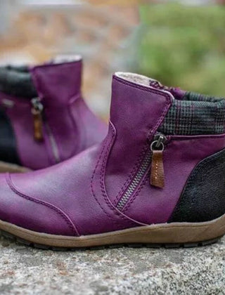 Botines impermeables con cremallera