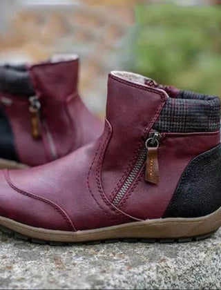 Botines impermeables con cremallera