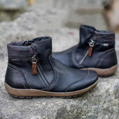 Botines impermeables con cremallera