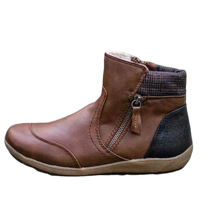 Botines impermeables con cremallera