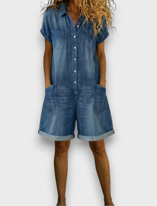 Cayetana · Conjunto Casual de Camisa y Short de Mezclilla - Raúl & Sara Madrid