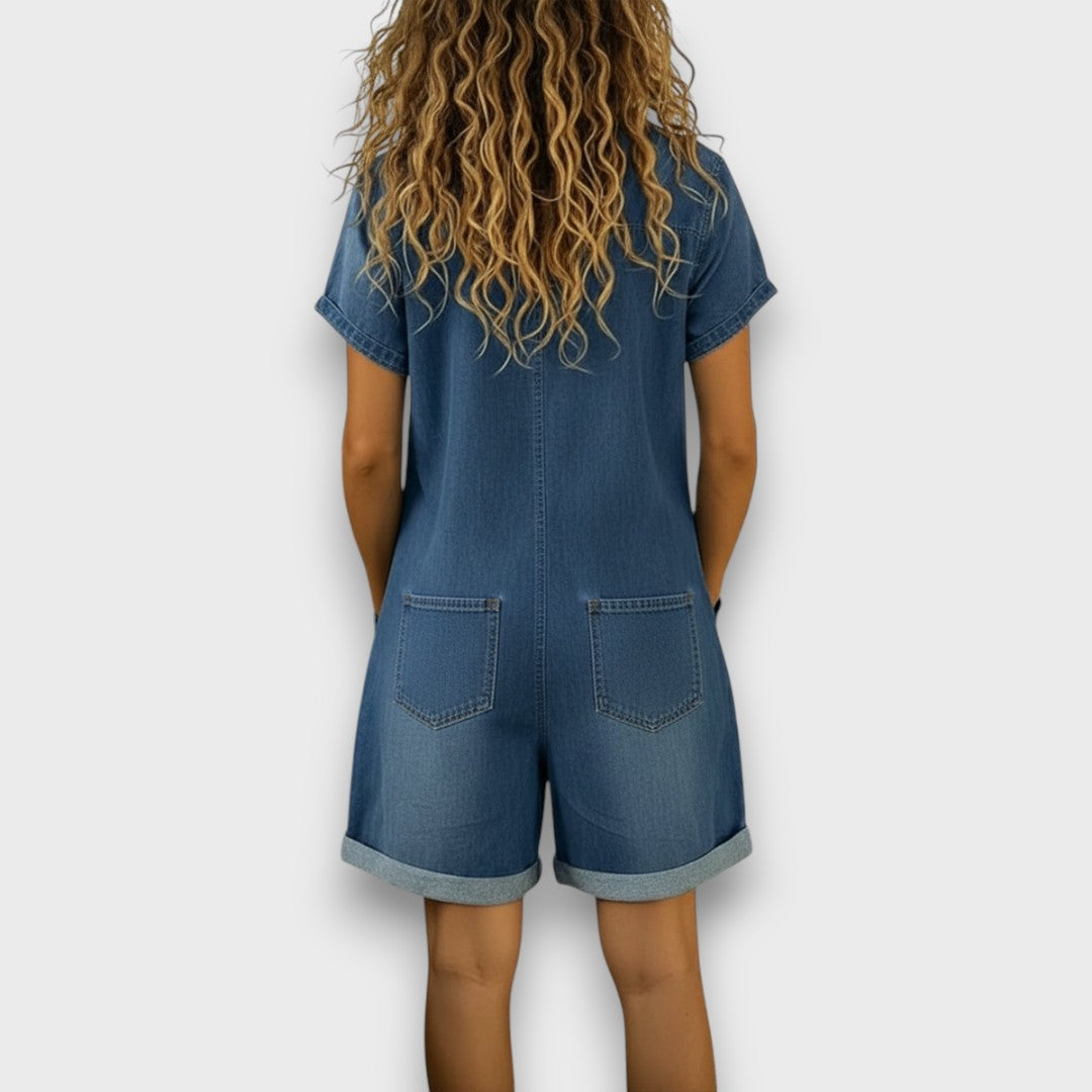 Cayetana · Conjunto Casual de Camisa y Short de Mezclilla - Raúl & Sara Madrid