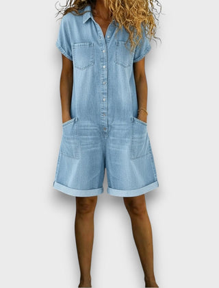 Cayetana · Conjunto Casual de Camisa y Short de Mezclilla - Raúl & Sara Madrid