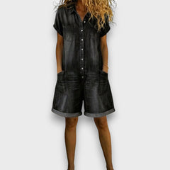 Cayetana · Conjunto Casual de Camisa y Short de Mezclilla - Raúl & Sara Madrid