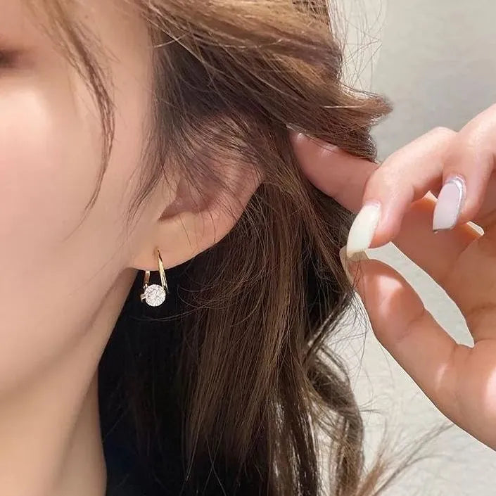 Pendientes de Circonita en Oro