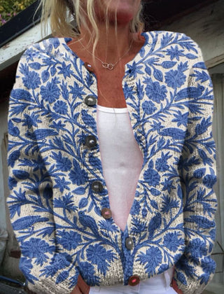 Chaqueta de punto de manga larga