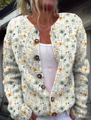 Chaqueta de punto de manga larga
