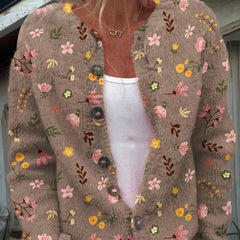 Chaqueta de punto de manga larga
