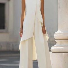 Conjunto elegante de cuello alto