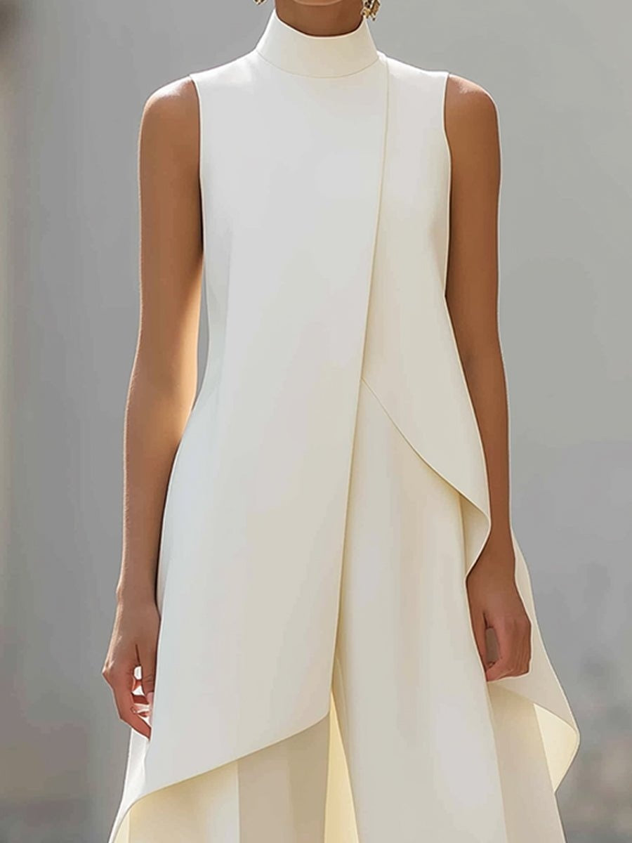 Conjunto elegante de cuello alto