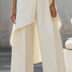 Conjunto elegante de cuello alto