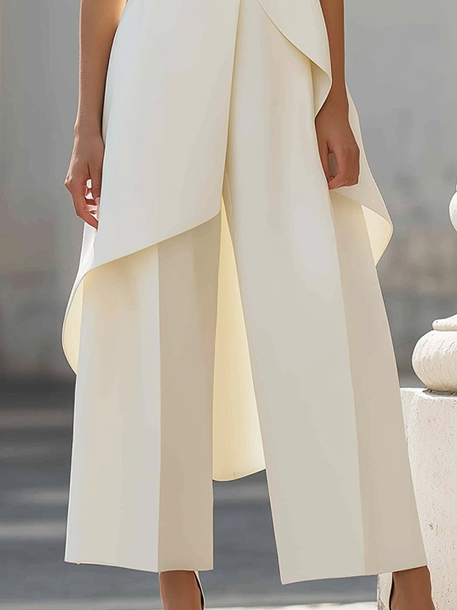 Conjunto elegante de cuello alto