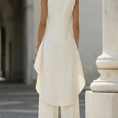 Conjunto elegante de cuello alto
