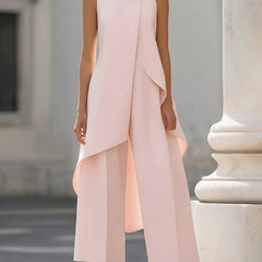 Conjunto elegante de cuello alto