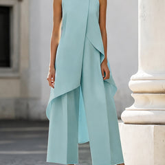 Conjunto elegante de cuello alto