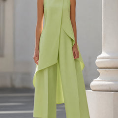 Conjunto elegante de cuello alto