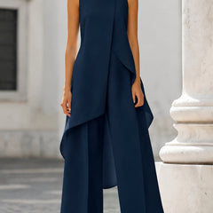 Conjunto elegante de cuello alto