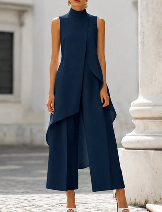 Conjunto elegante de cuello alto