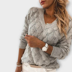 Noemier · Jersey de Punto con Cuello en V - Raúl & Sara Madrid