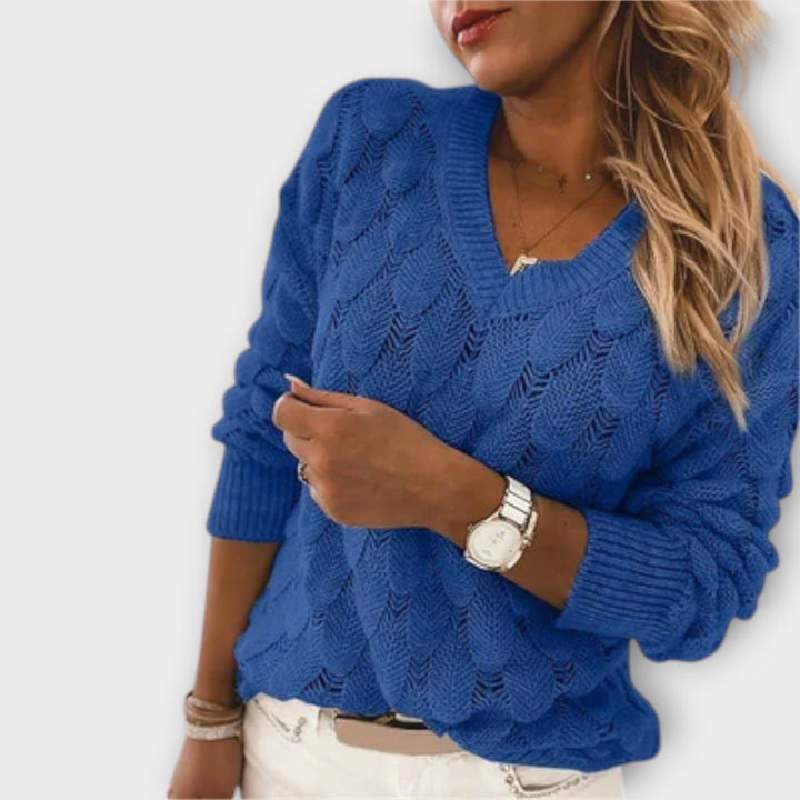 Noemier | V-Neck Knit Sweater