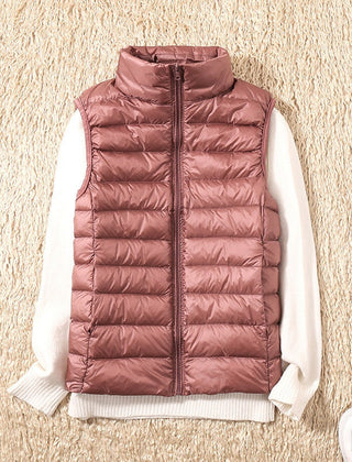 Chaleco acolchado de cuello alto