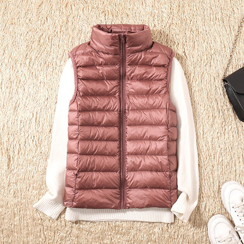 Chaleco acolchado de cuello alto